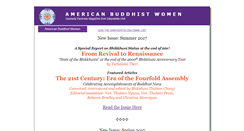 Desktop Screenshot of americanbuddhistwomen.com